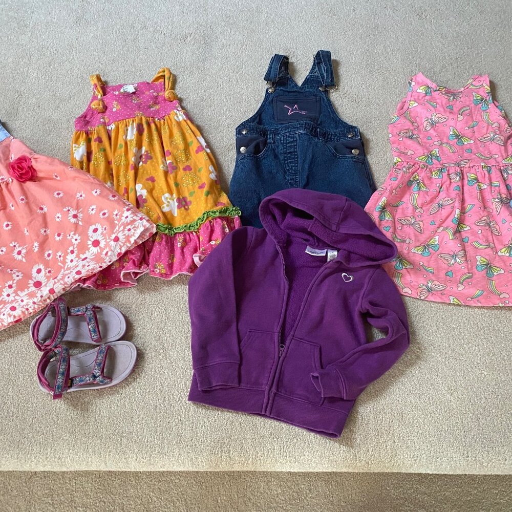 Grils 4T-5T Bundle  Birthday  Summer Spring Break Clothing Hobby Bear